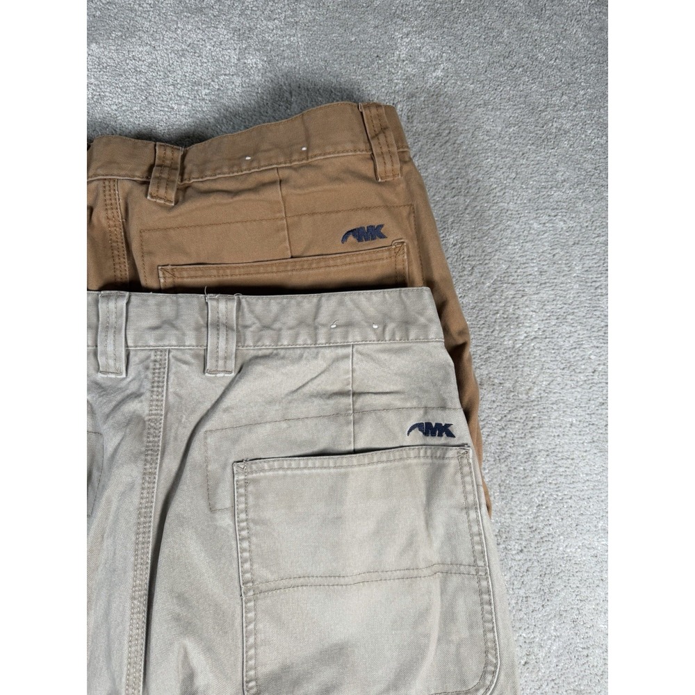 Mountain Khakis Pants Mens 38/32 Brown Relaxed Fit Organic Canvas Work Lot If 2